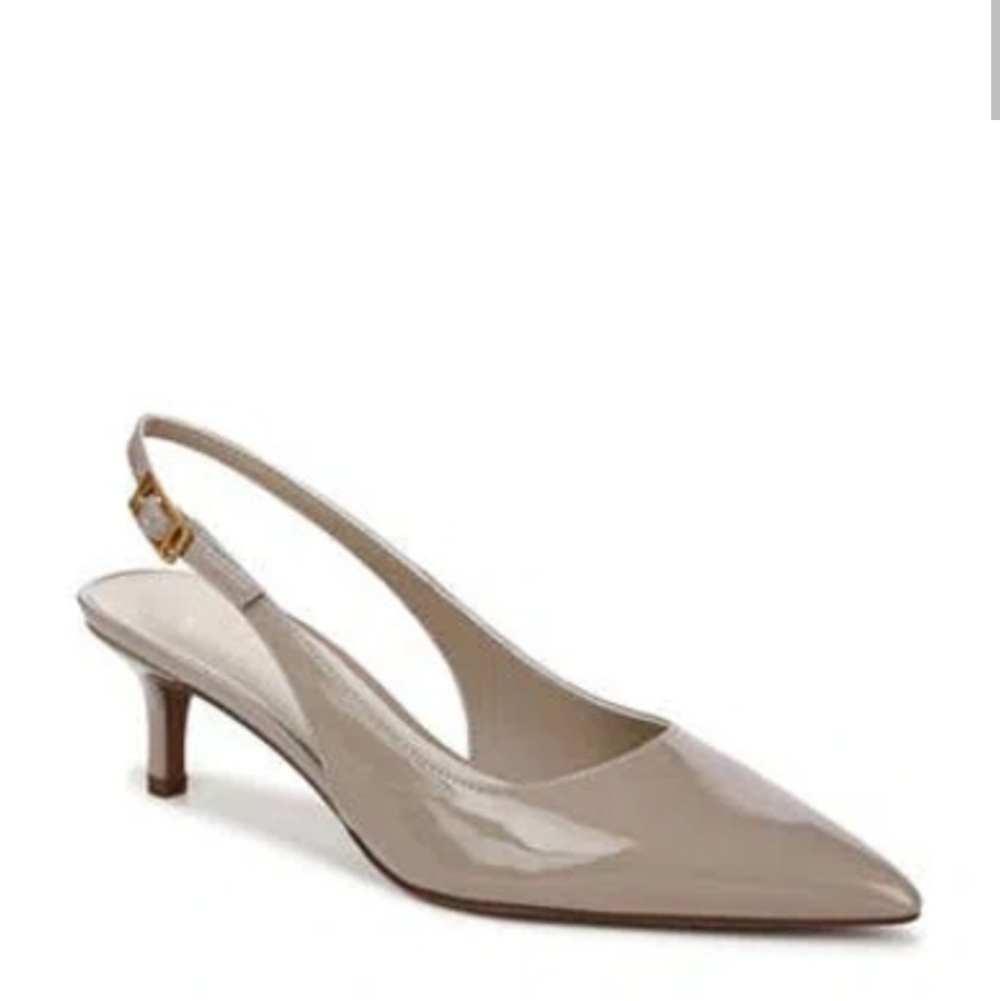 Franco Sarto Kate Slingback Women's Beige/Gray Slingback Heels